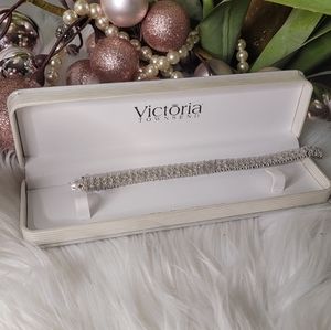 1 Carat Diamond Silver Victoria Bracelet